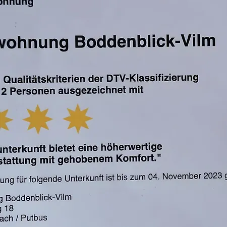 Boddenblick-vilm * Putbus